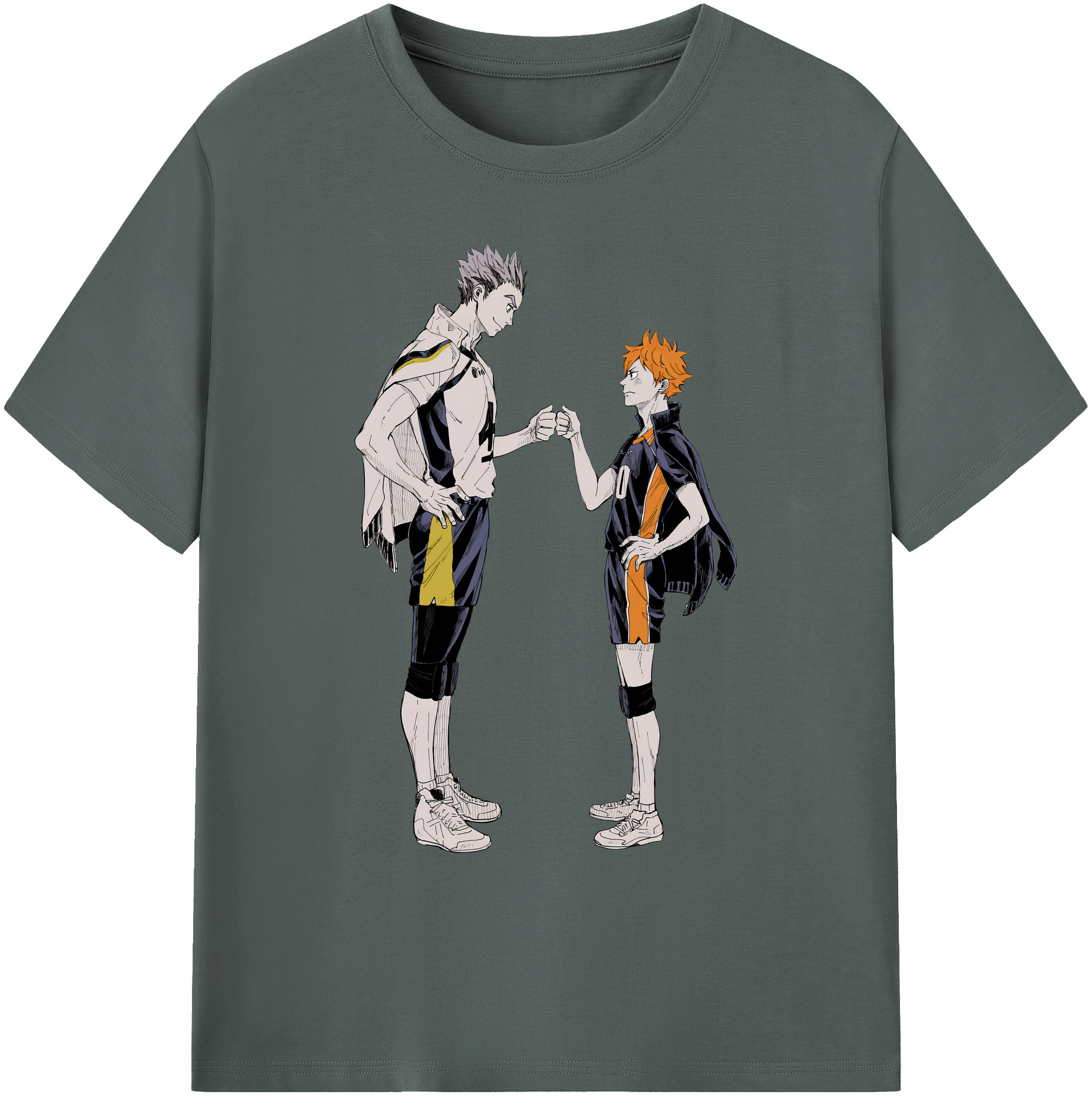 （画像用） ハイキュー!! Haikyu!! 綿100％ メンズ半袖Tシャツ｜肌触りやわらか＆通気性
